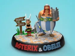 Asterix & Obelix diorama