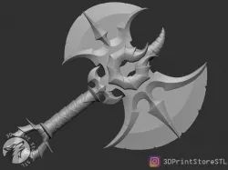 Axe Eredar From Warcraft - Fan Art 3D print model