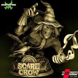 B3DSERK July Term: Scarecrow Bust 1/4 ready for printing