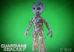 baby groot 3D