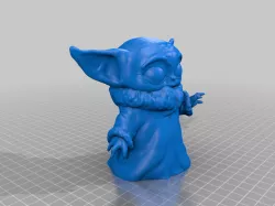 Baby Yoda Mini For King Cake
