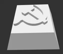 Base keycap hammer and sickle