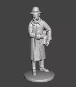 basil bazaroff the tintin smuggler the broken ear .stl .obj