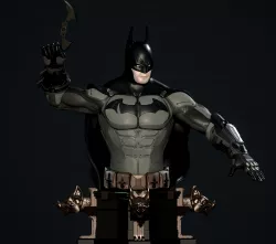 BATMAN 7.43 SUIT BUST (BATMAN ARKHAM KNIGHT)
