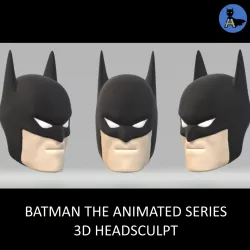 Batman The Animates Series Head