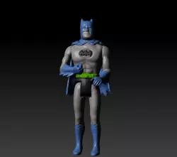 Batman Vintage Action Figure Mego Poket Super Heroes 3d printing