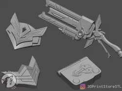 Battle Professor Graves Skin LOL league of legends - Fan Art 3D print model