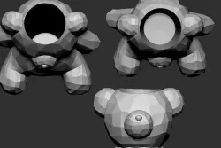 Bear Geometric Low Poly