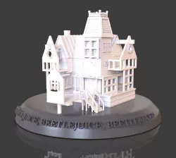 Beetlejuice House Diorama