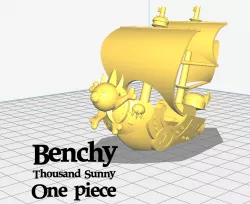 Benchy Thousand Sunny ( One Piece )