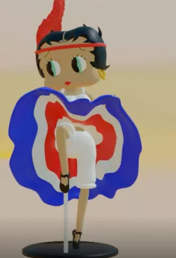 BETTY BOOP FRENCH CANCAN