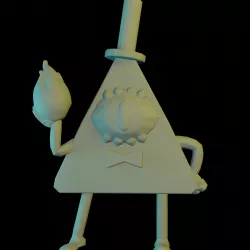 Bill Cipher Gravity Falls Figure