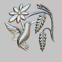 Bird, single bird STL file