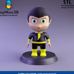 Black Adam from DC Comics FanToy | 3D print models.