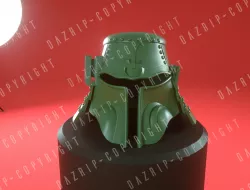 Boba Fett Helmet Samurai Style Real Size Fan Art