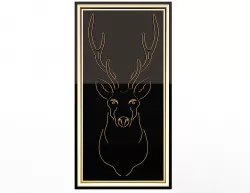 Deer Frame Decoration