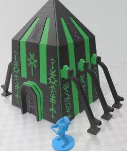 DIY - Necron Pyramid (Medium) - WH40k
