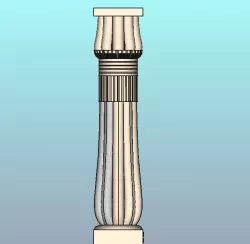EGYPT papyrus column