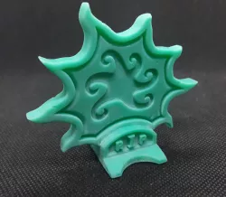Fantasy gravestone sun