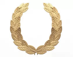 Gold Laurel Wreath