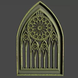 Gothic tracery window