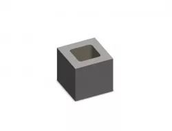 Half Concrete Block for models.