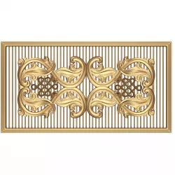 Lattice Carved Panel for CNC