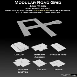 Modular Road Grid Low Roads Addon
