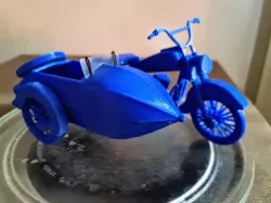 motorbike with sidecar