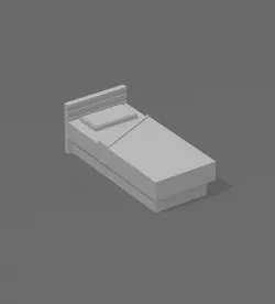 MUEBLE CAMA INDIVIDUAL - RECAMARA
