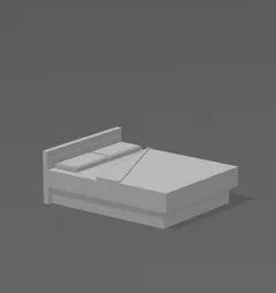 MUEBLE CAMA  MATRIMONIAL - RECAMARA