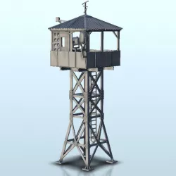 Sheltered guard tower - Flames of war Bolt Action Warhammer 40 000 Science fiction SF 40k Star Wars Legion Warhordes Grimdark Confrontation