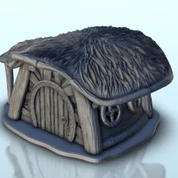Small hobbit hole 6 - Hobbit Dark Age Medieval terrain