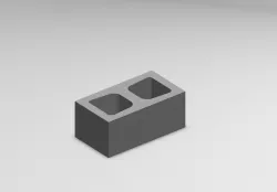 Smooth Face Concrete Block for Scale Models