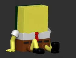 SPONGEBOB FOR KITCHEN PRINT IN PLACE