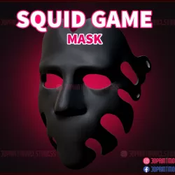 Squid Game Number 29 Mask - Squid Game Mask 3D Print Model
