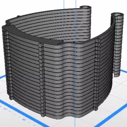 Stackable close visor frame europe iso838 v3