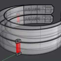 Stackable Prusa face shield remix