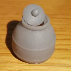 Stone pot - functional, basic fantasy prop- large ground storage jar