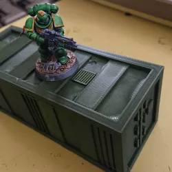 Storage Container for 28mm Wargaming