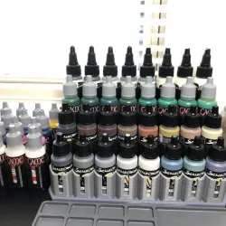 Storage rack system for Hobby paints