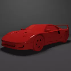 Super Car Ready for Print