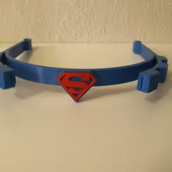 Supergirl face shield visor
