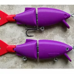 Swimbait fishing Lure 12.5cm (easy print and build)