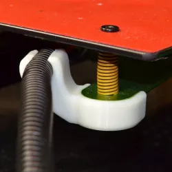 Tevo Tornado bed cable strain relief (no zip ties needed)