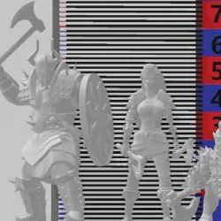 the 32mm Heroic Scale Measurin' stick!