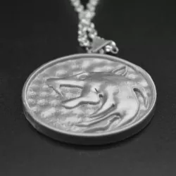 The Witcher Wolf Head Medalion