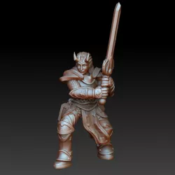 Tiefling paladin
