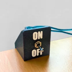 Toggle Switch Desk Edge Mount