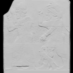 Tribute-bearers Assyrian relief